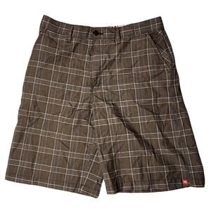 Hawk Mens Size 36 Casual Skate Surf Cargo Shorts Flat Front Casual Summer Shorts
